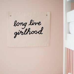 Wall Banner - Long Live Girlhood PRE ORDER DEC