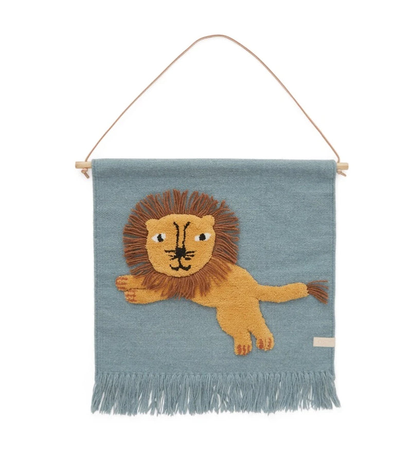 Leaping Lion Wall Hanging - NOV PREORDER