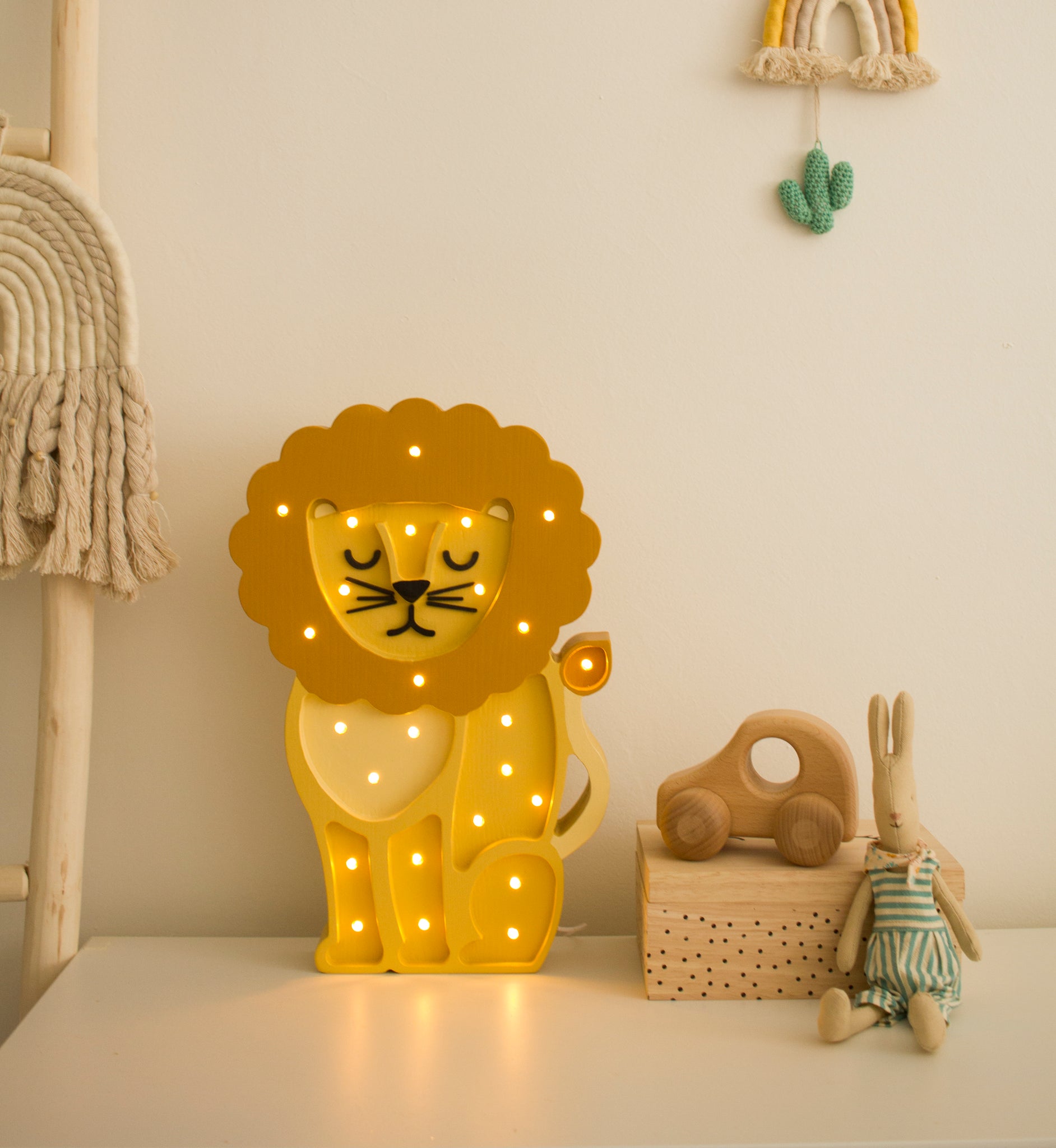 Little Lights - Lion Lamp - Yellow
