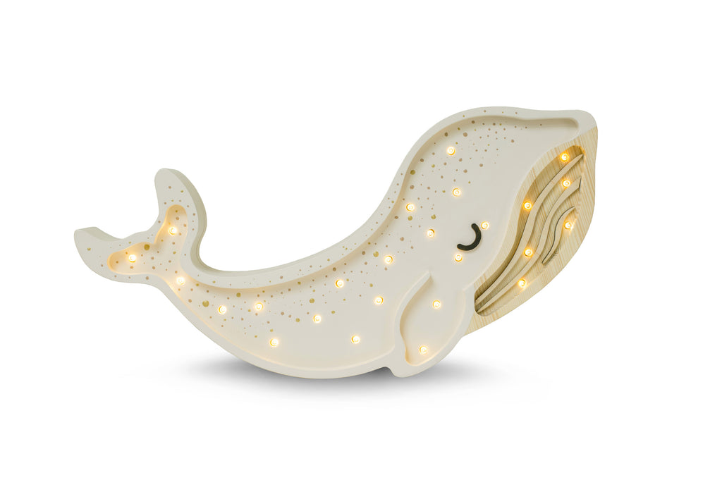 Little Lights - Whale Lamp - White
