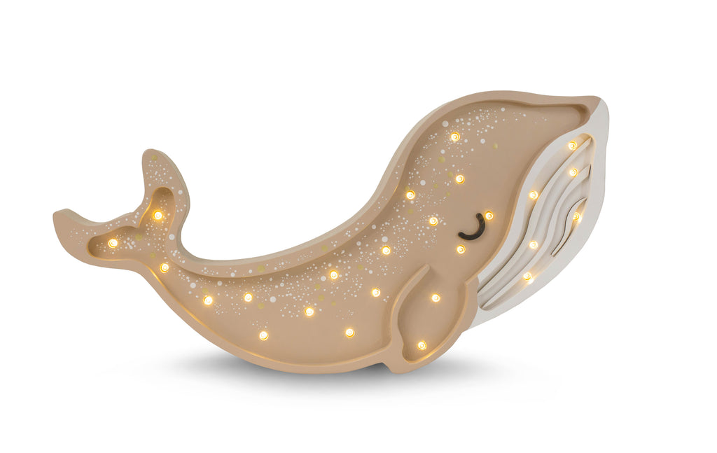 Little Lights - Whale Lamp - Brown